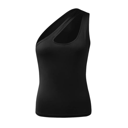 'Ophelia' One Shoulder Cutout Camisole - Celes Fashion